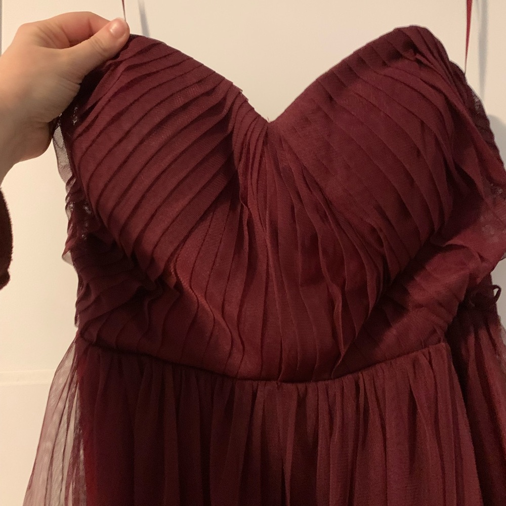 Birdy Grey Christina Convertible Dress in Cabernet. Size Large
